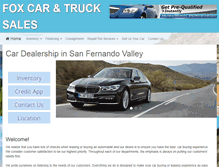 Tablet Screenshot of fox4cars.com